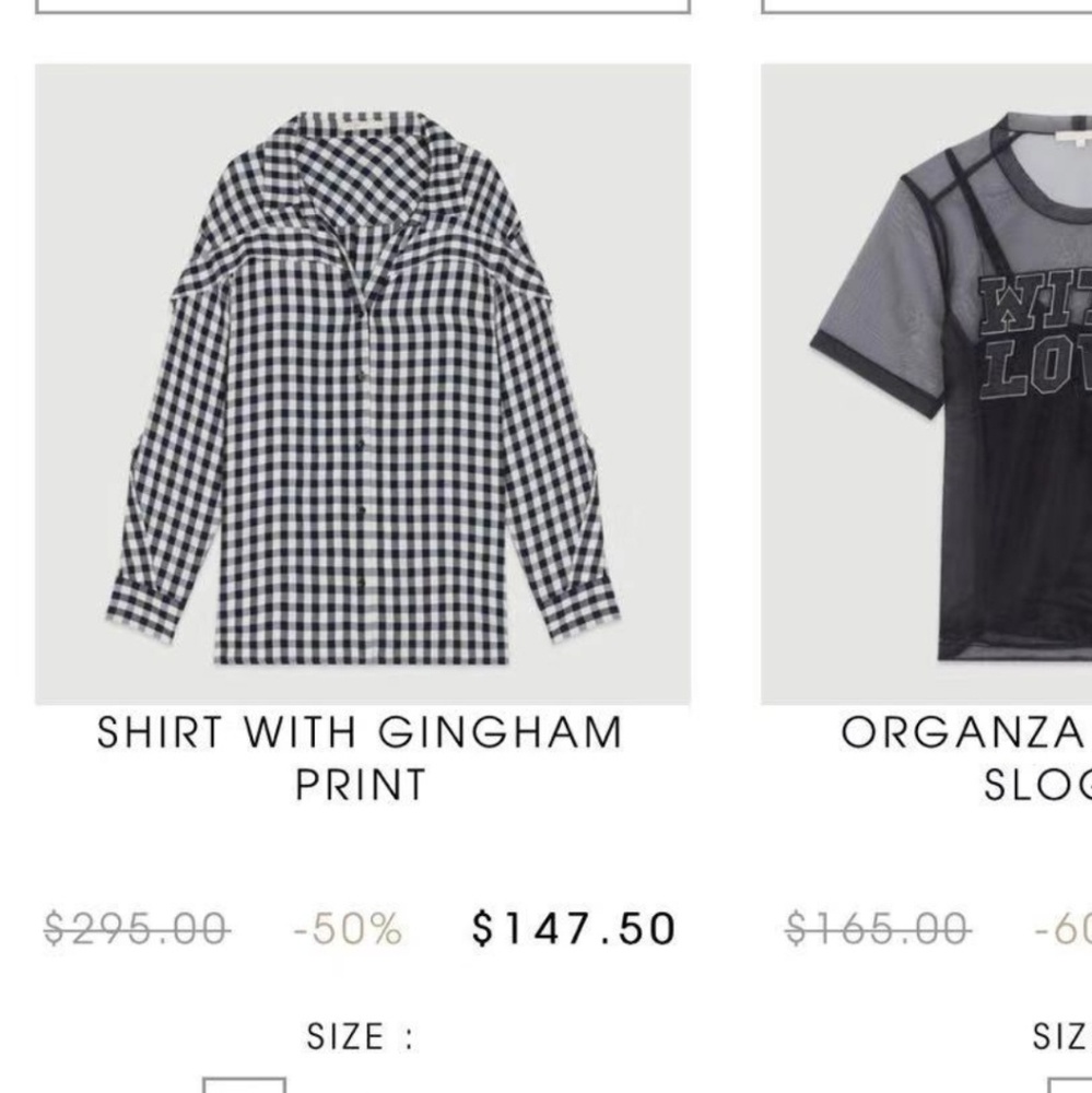 Maje shirt